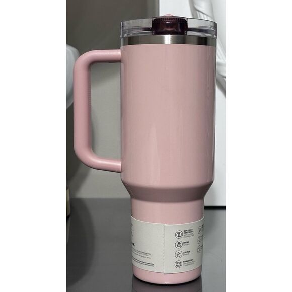 STANLEY QUENCHER PROTOUR FLIP STRAW TUMBLER, 40OZ- PEACH WHIP GLOSS - Picture 3 of 5